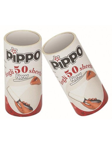 Set 2 ricambi spazzola adesiva 50+50 fogli Pippo