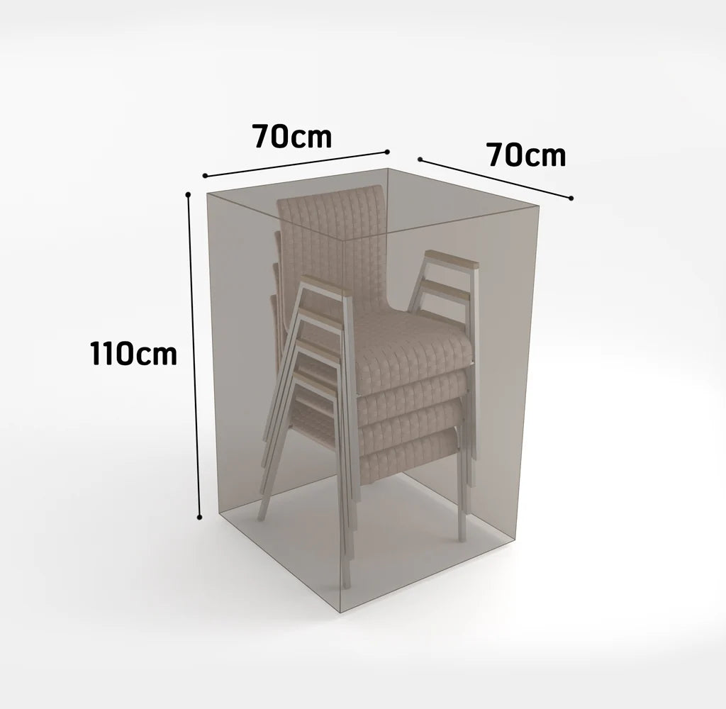 Telo coprisedie impilabili da giardino Nortene (70x70x110 cm)