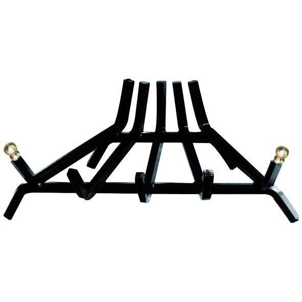 Braciere Triangolare in Ferro 48x28x16 cm Nero Mille