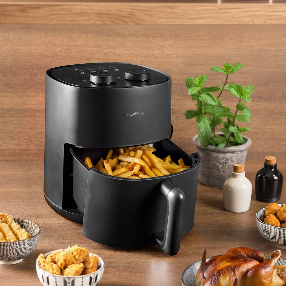 Friggitrice ad aria Kasanova, capacità 4,5 litri, potenza 1400W