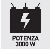 Aspiratore soffiatore 3000W con sacca raccolta Kombo