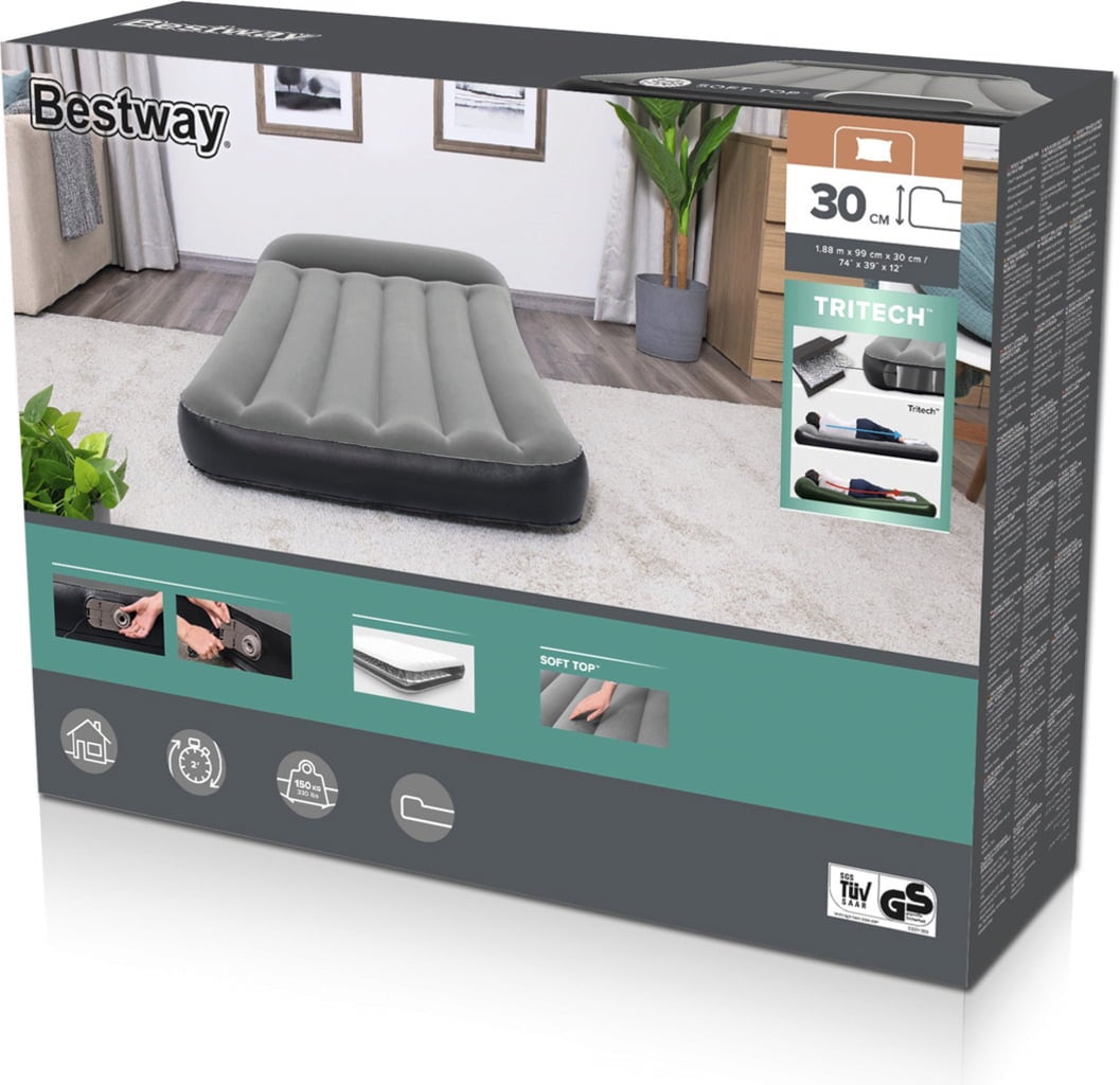 Materasso gonfiabile singolo 188x99x30 con pompa Bestway