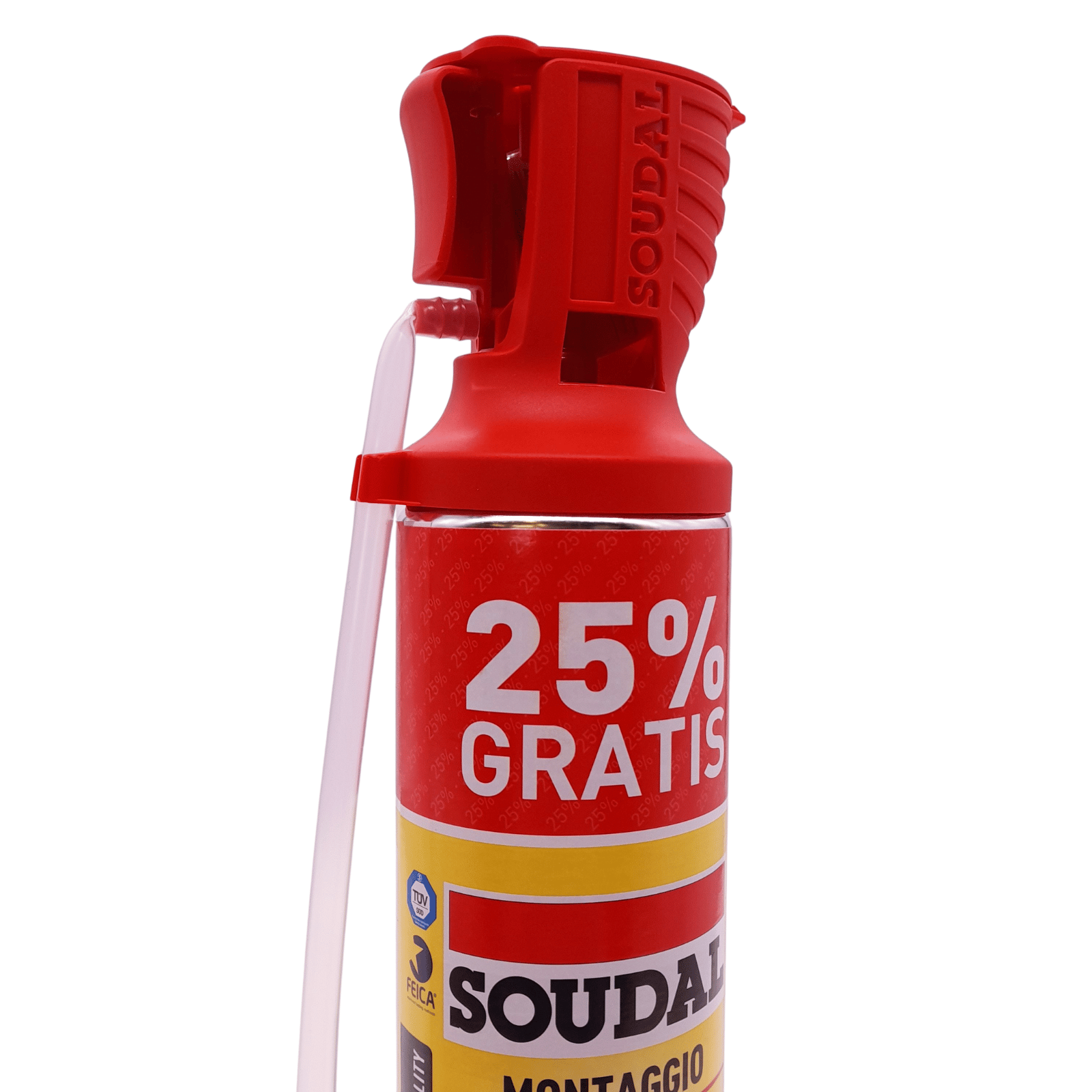 Schiuma Poliuretanica SOUDAL Genius Gun per Montaggio e Isolamento 750ml, Applicatore Manuale Riutilizzabile | SOUDAL