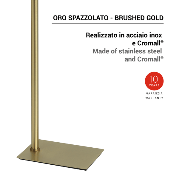Piantana portasalviette Trilly da terra oro Gedy