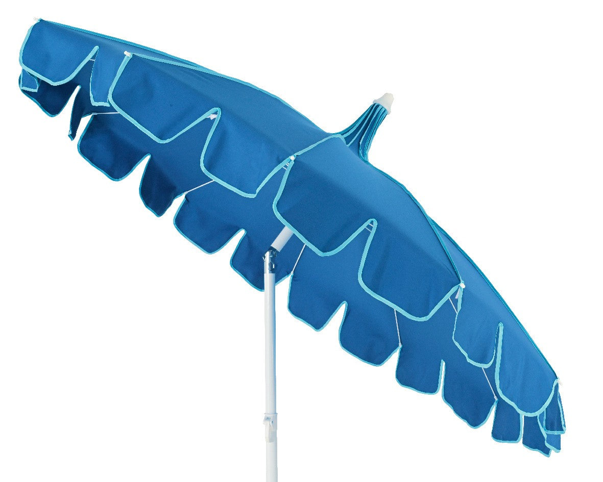 Ombrellone Vintage Blue D.195 Kaemingk - Stile Retro e Protezione per il Tuo Spazio Esterno