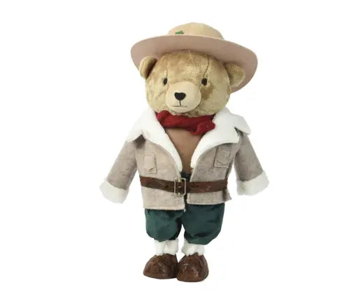 Orso Natalizio Decorativo H.60cm con Giacca e Cappello | Kaemingk