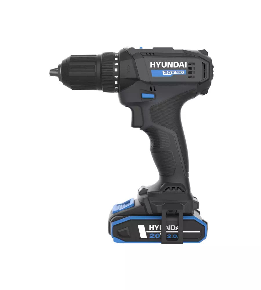 Trapano avvitatore a batteria Hyundai 2.0Ah 40Nm
