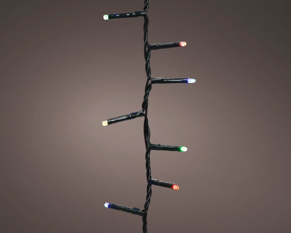 Catena di Luci di Natale LED Compact 7,5 Metri Luce Soft Multi (Multicolore Tenue) con 8 Giochi di Luce | Kaemingk