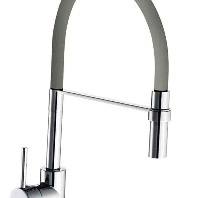 Miscelatore lavello serie winter a bocca alta grigio Idrobric