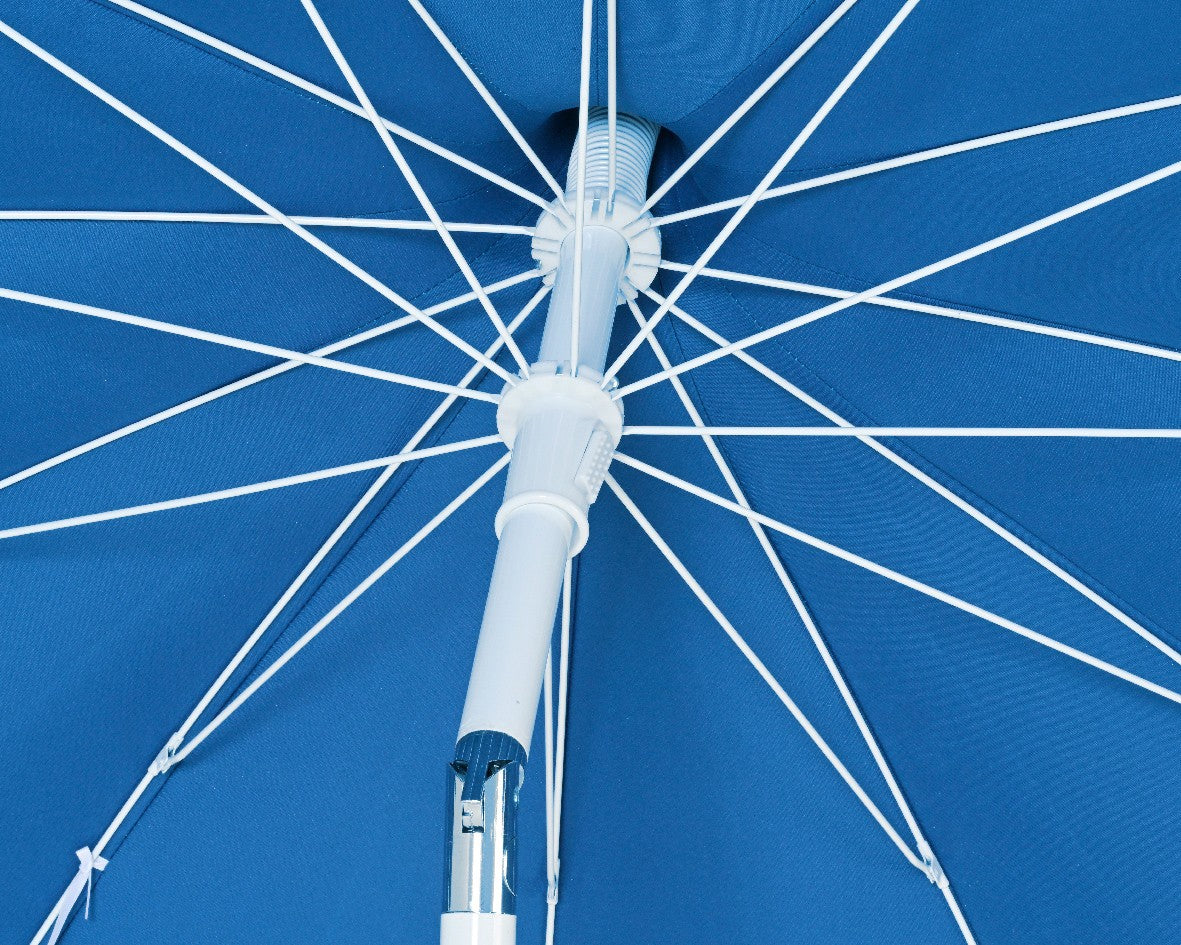 Ombrellone Vintage Blue D.195 Kaemingk - Stile Retro e Protezione per il Tuo Spazio Esterno