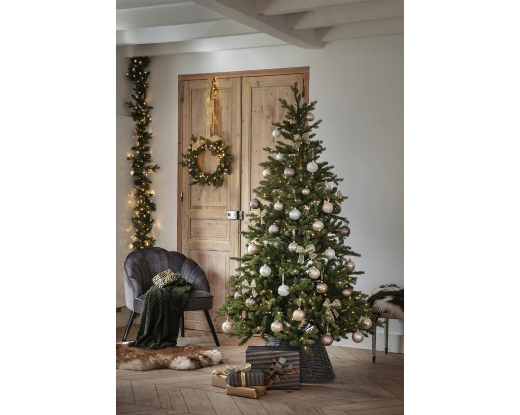 Albero di Natale Artificiale ALLISON PINE H.240 cm Colore Verde Classico Extra Large | Kaemingk