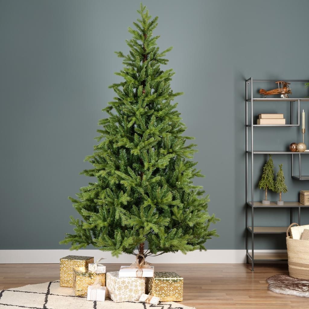 Albero di Natale Artificiale ALLISON PINE H.240 cm Colore Verde Classico Extra Large | Kaemingk