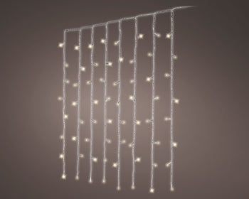 Tenda led da esterno e interno con 120 led, Lar.100cm Alt.200cm Kaemingk