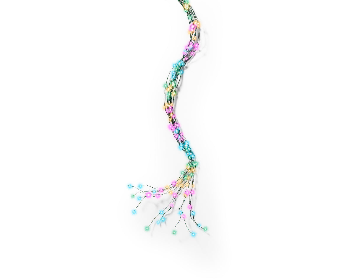 Luci di natale per albero multicolore Lun.210cm 672Led Kaemingk