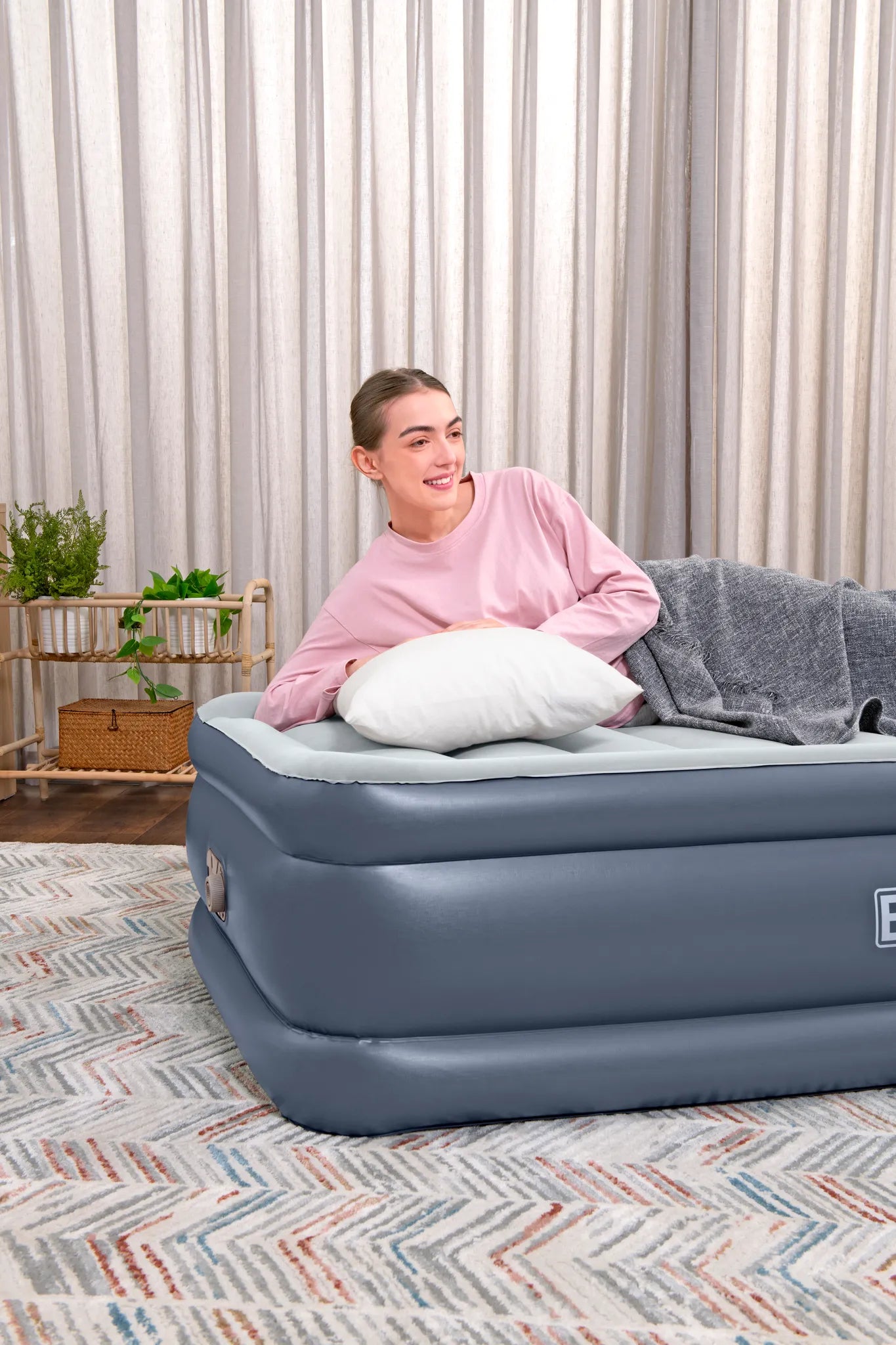 AIRBED TRITECH 191X97X51H C/POMPA ELETTRICA+ SACCA