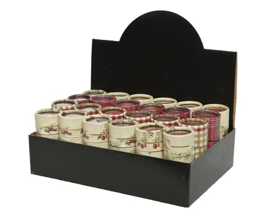 Fiammiferi Natalizi Lunghi in Tubo Decorativo 11,3 cm 4 Fantasie Assortite Decoris Kaemingk