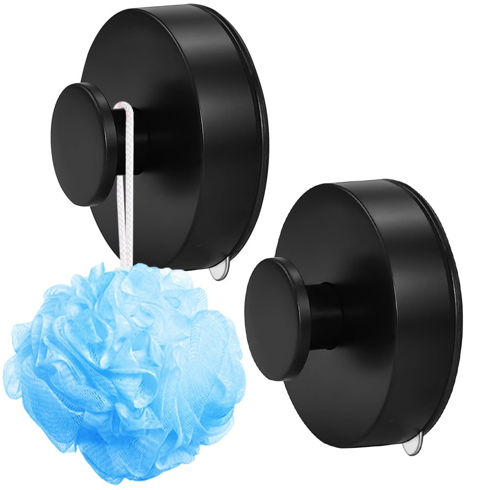 Gancio a ventosa Stick Lock nero bagno EuroMarketing