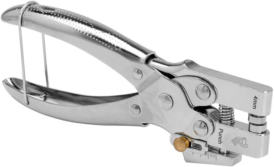 Rapid RP05 Pinza per occhielli 2 in 1 in acciaio con 100 occhielli da 4 mm inclusi