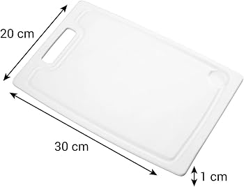 Tagliere da Cucina Rettangolare 30 x 20 cm in Plastica PRESTO Tescoma