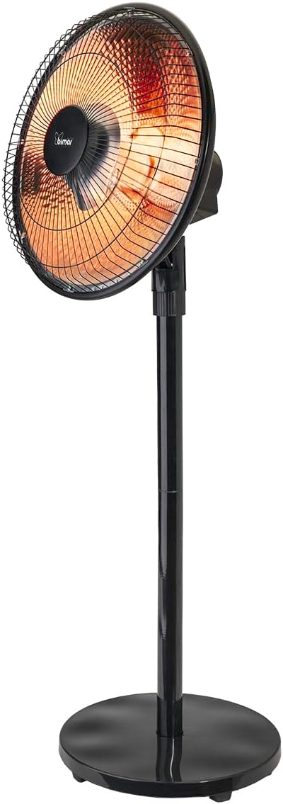 Stufa radiante a parabola Solemio HR320 , Lampada riscaldante, Stufa radiante infrarossi, Stufa portatile, Potenza regolabile, Oscillazione automatica, Con interruttore di sicurezza ribaltamento | Bimar