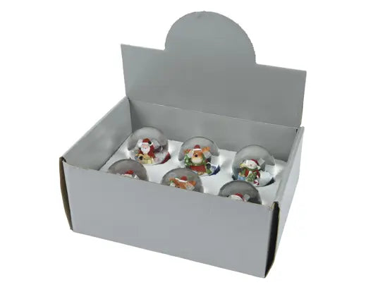 Palla di Neve Natalizia Snowglobe Rotonda in Poliresina Modelli Assortiti 3 Ass | Decorazione Kaemingk