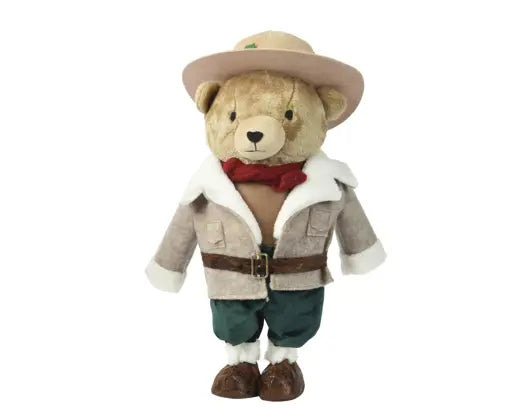 Orso Natalizio Decorativo H.45cm Colore Marrone con Giacca e Cappello | Kaemingk