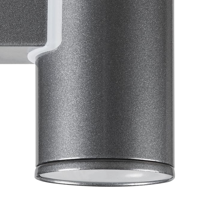 Applique LED da esterno Riga GU10 3W antracite IP44 Eglo