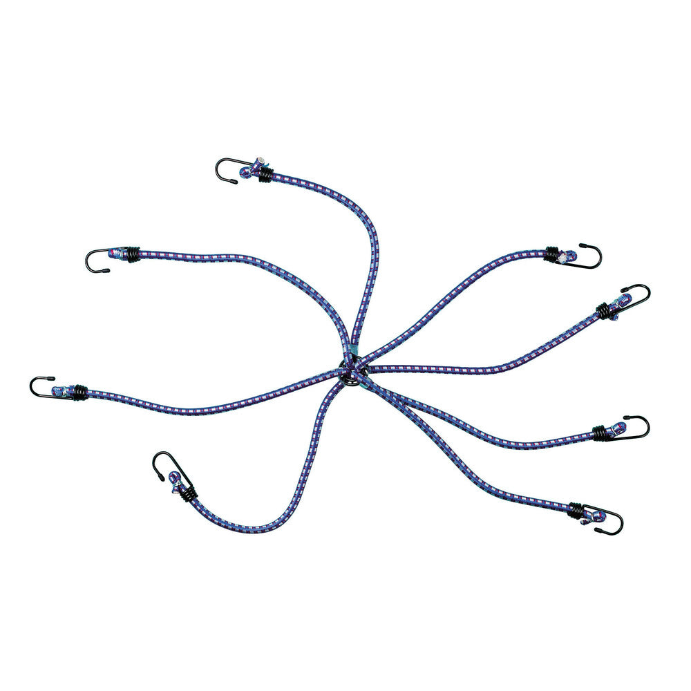 Corda elastica a ragno 8 braccia diametro 10 mm con ganci in acciaio Lampa