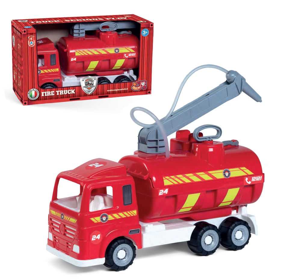 Camion dei Pompieri Giocattolo (Heavy Trucks) con Luci e Suoni, Veicolo di Emergenza | Kasanova