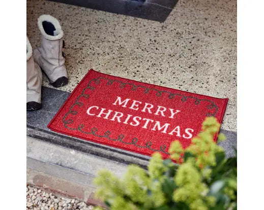 Zerbino Natalizio Antiscivolo 40x60 cm con Fantasie di Natale 6 Modelli Assortiti Decoris Kaemingk