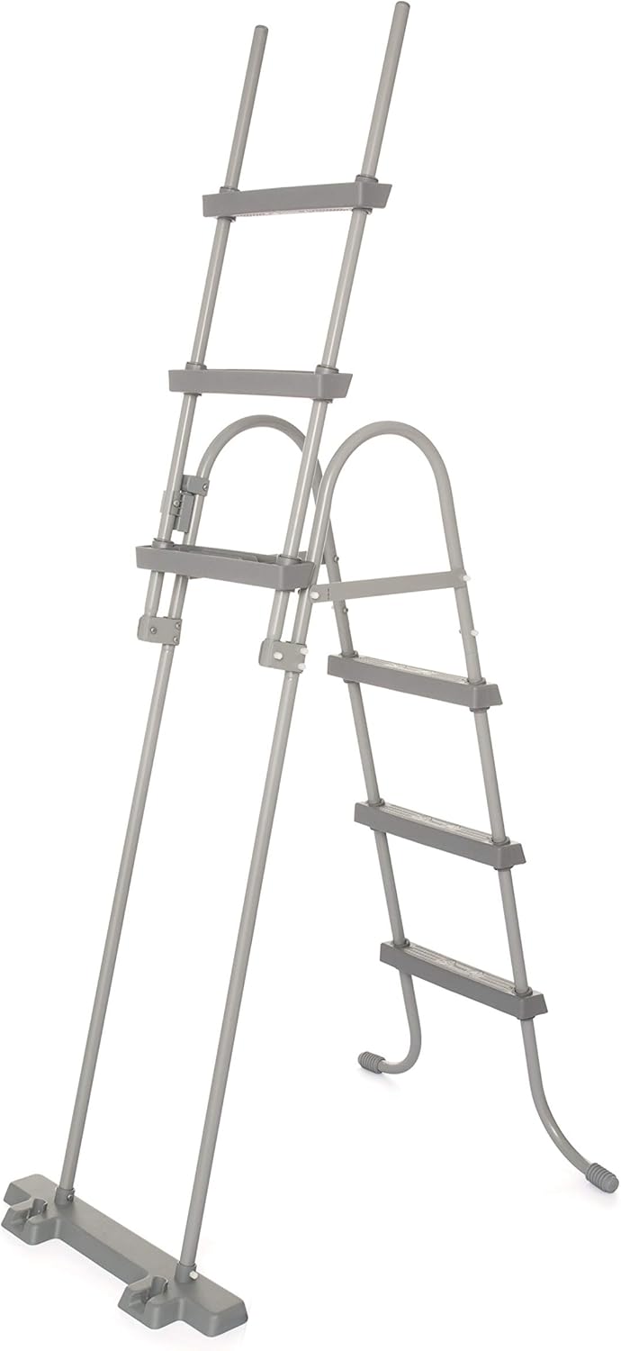 Piscina Fuori Terra Bestway Power Steel 404x201x100 cm, Set Completo con Pompa a Filtro a Sabbia e Scaletta | Bestway