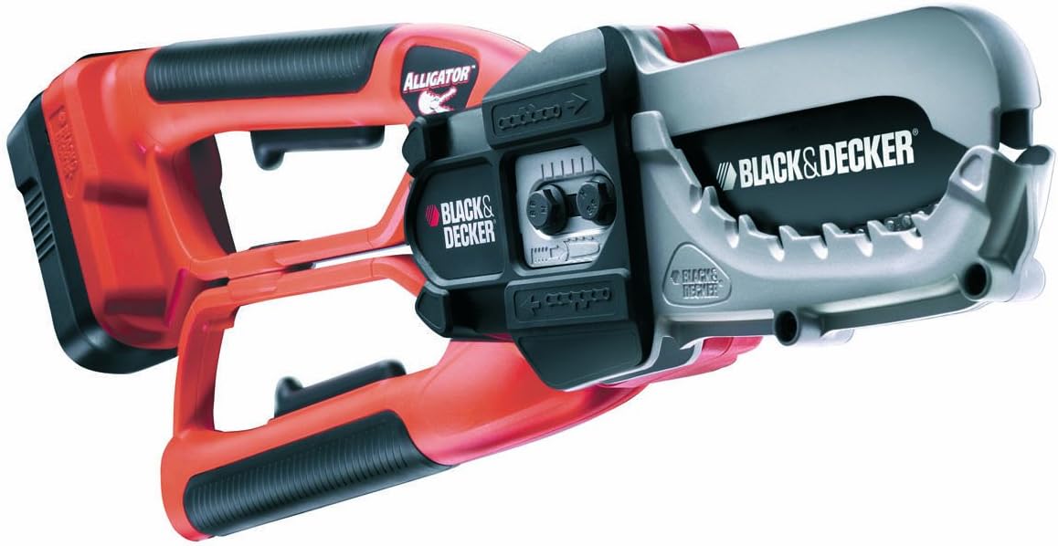 Elettrosega Seghetto a batteria Alligator 18V, con barra da 10cm Black & Decker