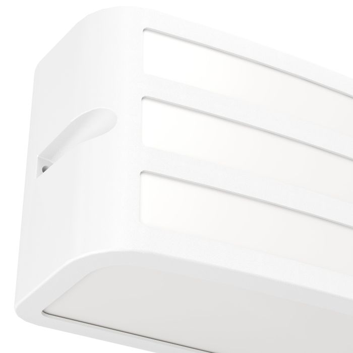 Applique da esterno Camarda E27 alluminio bianco IP54 Eglo