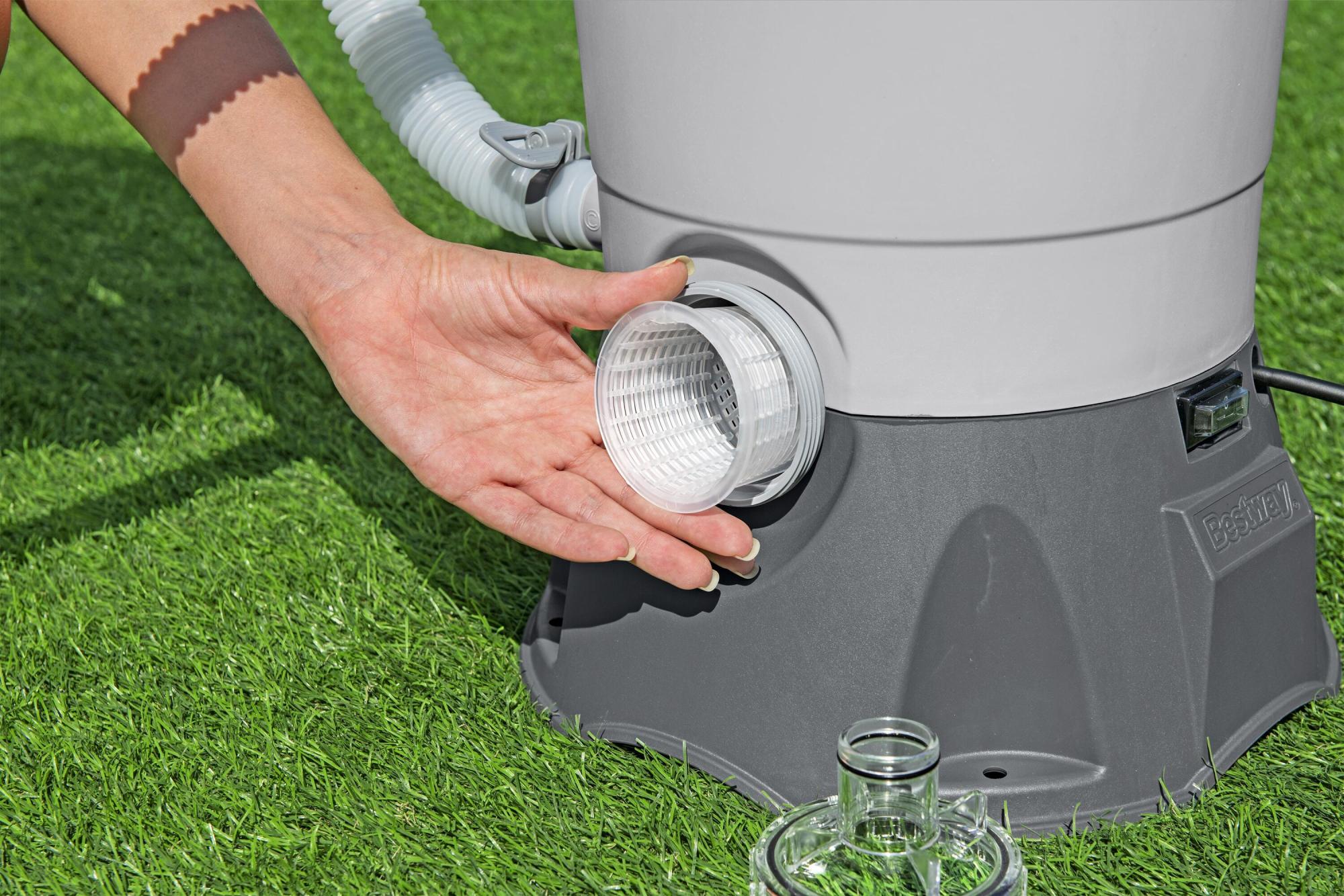 Pompa a Sabbia Bestway Flowclear 3.596 L/h per Piscine Fuori Terra 58515, Sistema di Filtrazione Professionale | Bestway