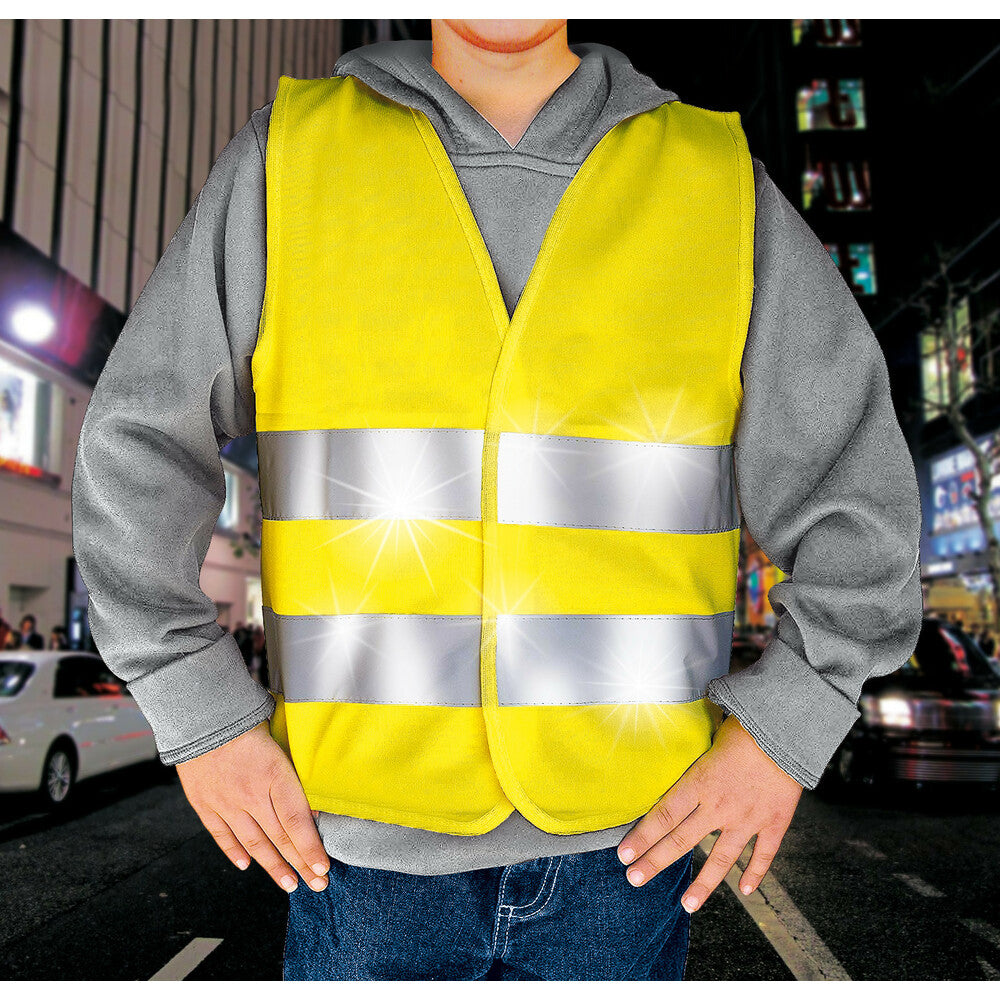 Gilet salvagente alta visibilità per bambini giallo omologato EN17353 Lampa
