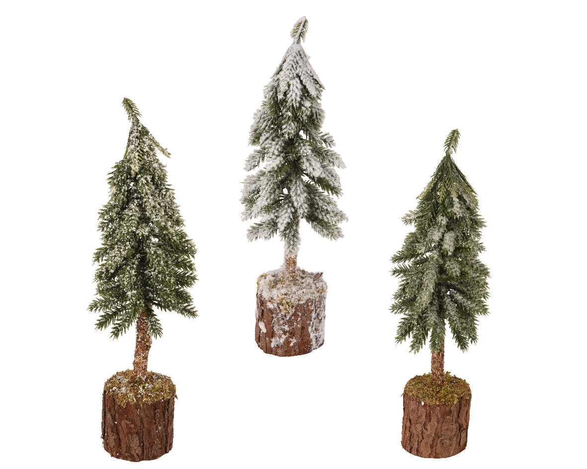 Mini albero natalizio, 1 pezzo, 3 colorazioni dia7cm Alt.26cm Kaemingk