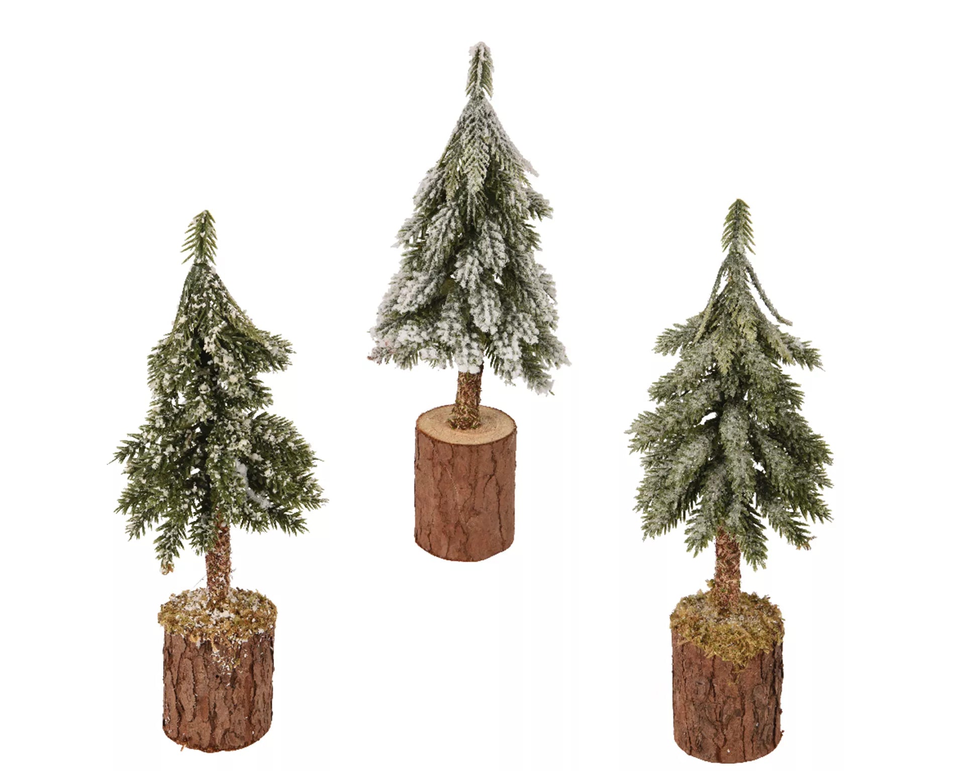 Mini Albero di Natale Artificiale Innevato H.21cm Assortito in 3 Modelli | Kaemingk