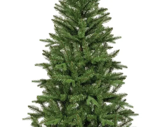 Albero di Natale Artificiale Bretton Fir 180 cm Verde Ø99 cm in PE e PVC con Base in Metallo Everlands Kaemingk