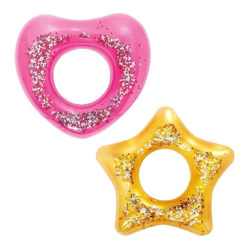 Salvagente fashion glitter o stella o cuore 91cm Bestway
