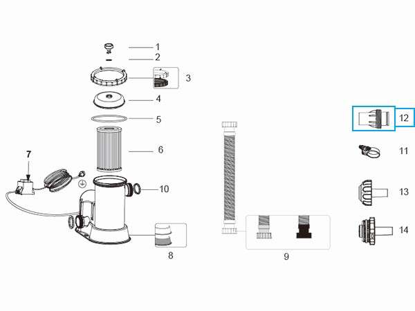 Adattatore Riduzione per Tubo 38mm Bestway - Compatibilità e Adattamento Perfetto per Impianti Bestway