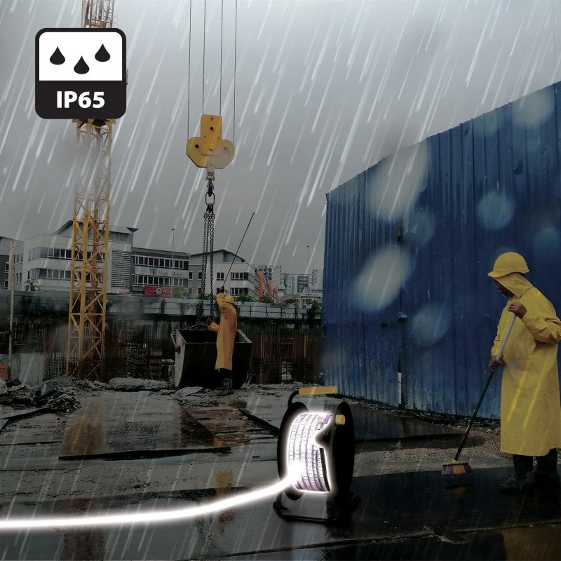 Striscia LedRibbON 15metri, IP65 20.000 lumen, con avvolgitore Stan