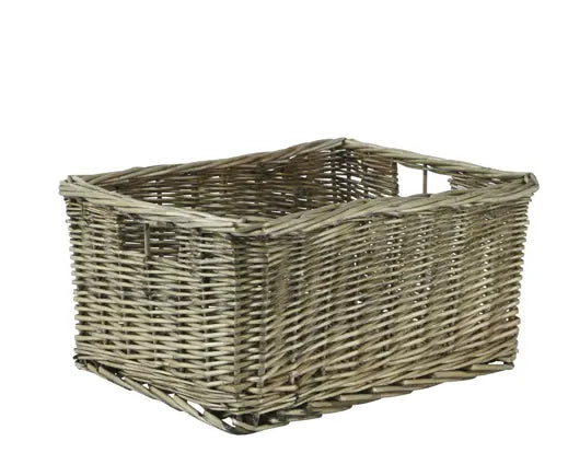 Cesta Contenitore in Wicker Naturale 38x28x18cm H | Kaemingk