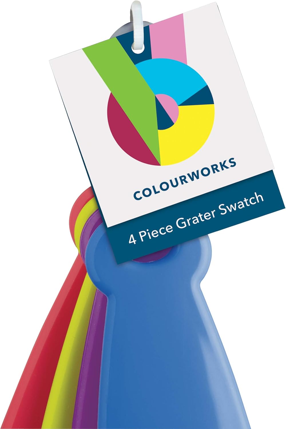 Set 4 grattugie colorate per cucina Kasanova