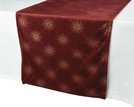 Tovaglia Runner Natalizia 40x140cm Colore Rosso | Kaemingk