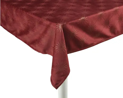 Tovaglia Natalizia Rettangolare 140x240cm Colore Rosso | Kaemingk