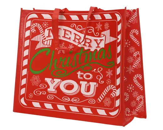 Sacchetto Regalo Natalizio in Tessuto 18x40x50cm H | Kaemingk