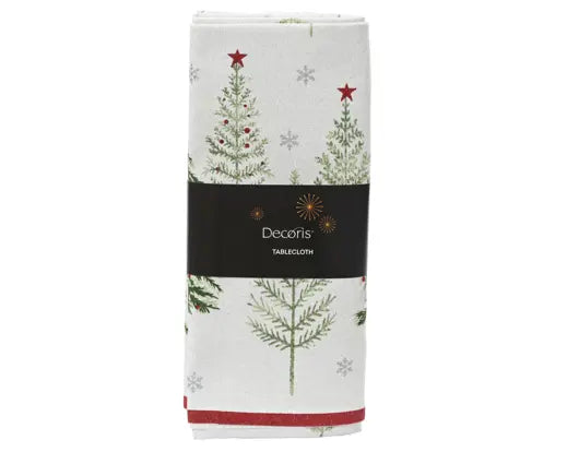 Tovaglia Natalizia Rettangolare 180x140cm con Decoro Multiplo Assortito | Kaemingk