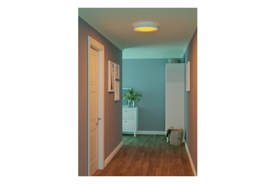 Plafoniera LED MASSIGNANO-Z 2400 Lumen, Struttura in Acciaio con Controllo Remoto, Domotica Smart | EGLO