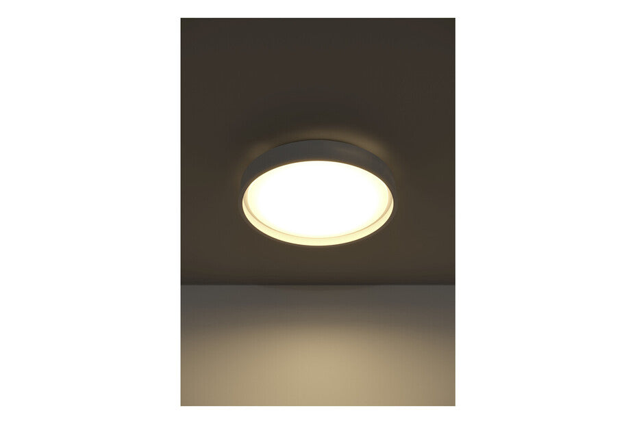 Plafoniera LED MASSIGNANO-Z 2400 Lumen, Struttura in Acciaio con Controllo Remoto, Domotica Smart | EGLO