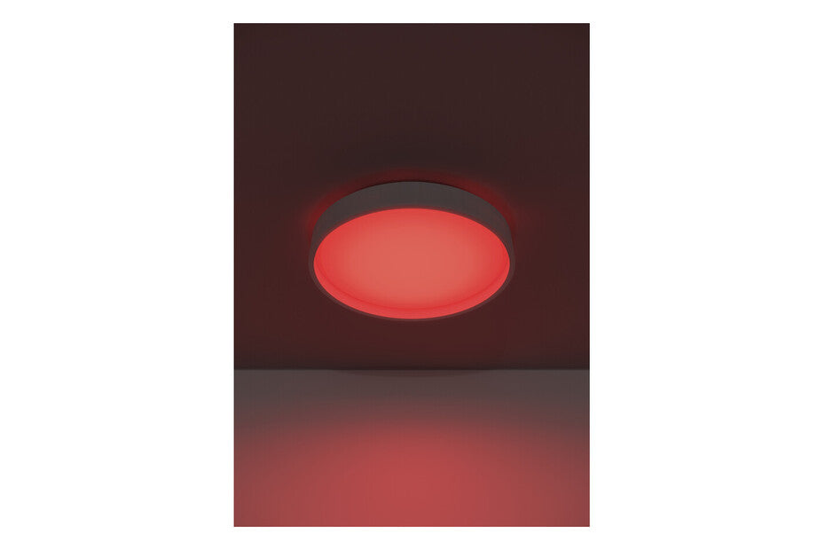 Plafoniera LED MASSIGNANO-Z 2400 Lumen, Struttura in Acciaio con Controllo Remoto, Domotica Smart | EGLO